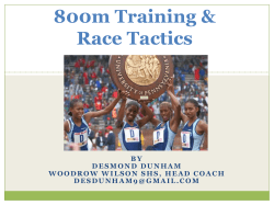 maximizing middle distance running