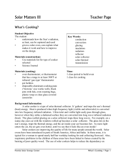 Solar Matters III Teacher Page