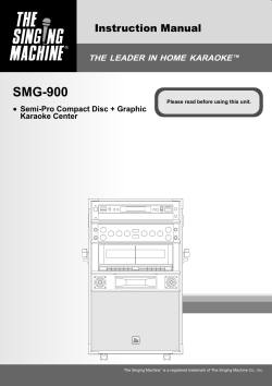 SMG-900 INSTRUCTION MANUAL Eng 27-Aug-03