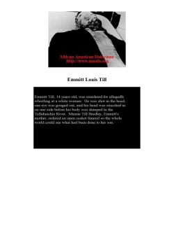 Emmitt Louis Till