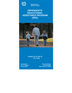 Dependents` Educational Assistance program