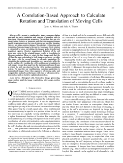 A Correlation-Based Approach to Calculate Rotation