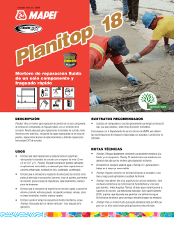 Planitop 18 Planitop 18