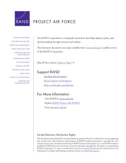 Improving Demographic Diversity in the U.S. Air Force Officer Corps