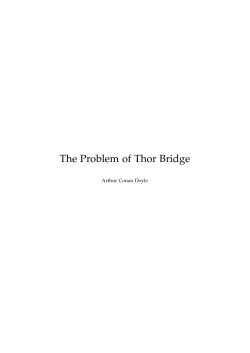 The Problem of Thor Bridge - Sherlock