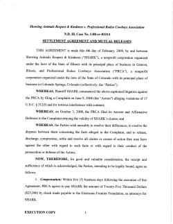 settlement agreement - Electronic Frontier Foundation