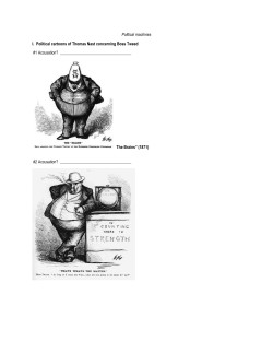 Political machines I. Political cartoons of Thomas Nast concerning