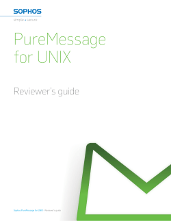PureMessage for UNIX