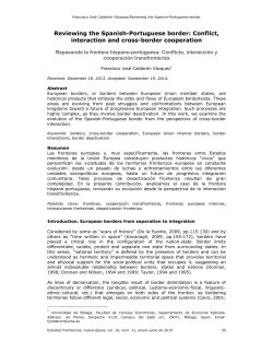 Reviewing the Spanish-Portuguese border: Conflict, interaction and