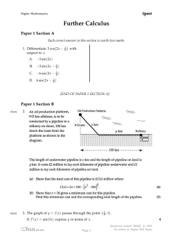 Further Calculus