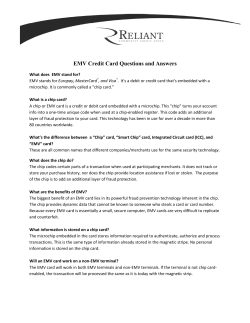 EMV Credit Card Questions and Answers