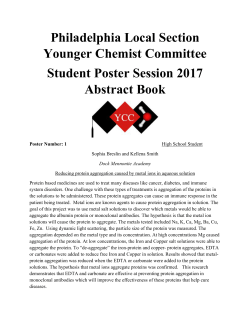 Abstract - Philly YCC