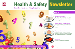 Health and Safety Newsletter