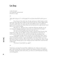 Cuts Deep - Rollins Scholarship Online