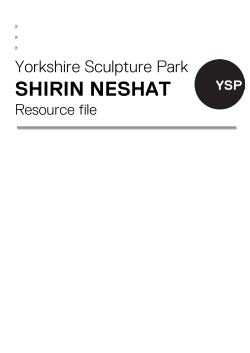 Background Information - Yorkshire Sculpture Park