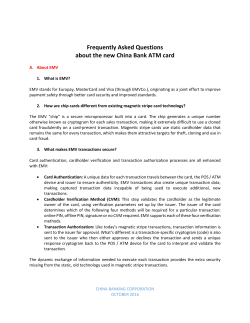 Frequently Asked Questions about the new China Bank ATM card