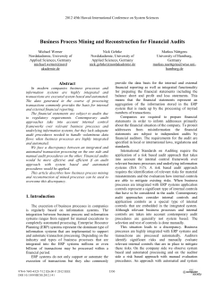 Business Process Mining and Reconstruction for Financial Audits
