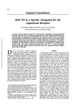 Original Contributions DuP 753 Is a Specific