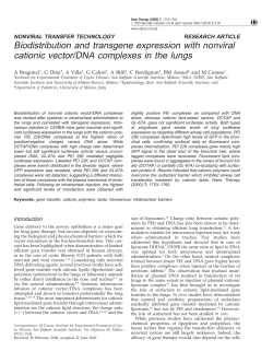 Biodistribution and transgene expression with nonviral