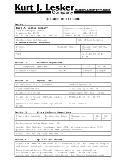 aluminum fluoride - Kurt J. Lesker Company
