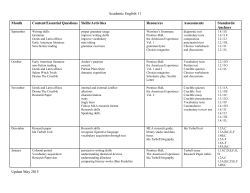 Curriculum map - GoRockets.org