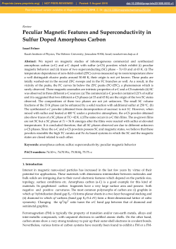 Peculiar Magnetic Features and Superconductivity in