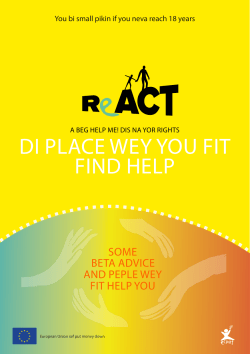 Di plAce weY You fit finD help