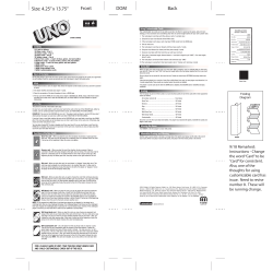 Customizable Wild Cards