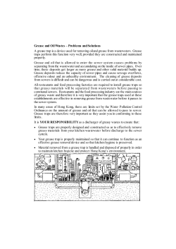 GreaseandOilWastes&ndash;Problems andSolutions