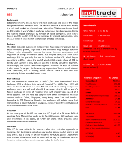 BSE IPO NOTE