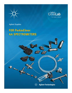 FOR PerkinElmer AA SPECTROMETERS