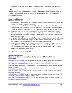 lesson plans on the 1963 march on washington &ndash; albert shanker