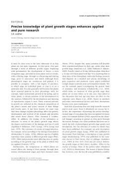 Plant growth stages - Harper