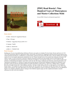 Read Russia!: Nine Hundred Years of