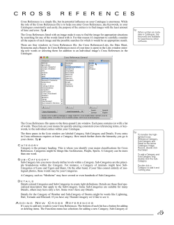 Cross References