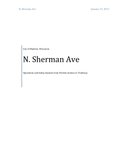 N. Sherman Ave - City of Madison