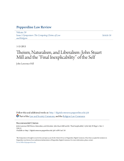 Theism, Naturalism, and Liberalism