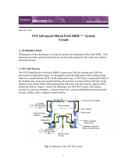 STS ASE DRIE Trends Document