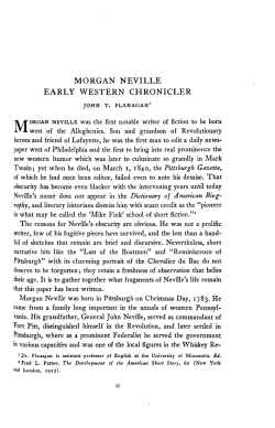 morgan neville early western chronicler