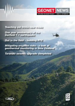 GEONET NEwS - Latest News