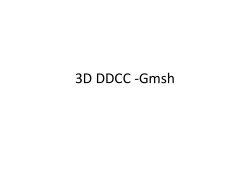 3D DDCC -Gmsh