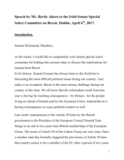 Opening Statement Bertie Ahern 6 April 2017