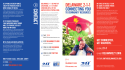 CONTACT - Delaware 211