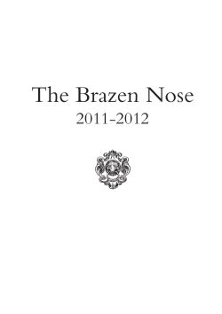BRA-15210 The Brazen Nose 2012.indd