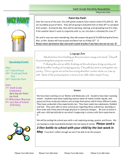 2-liter bottle to school with your child by the last week in