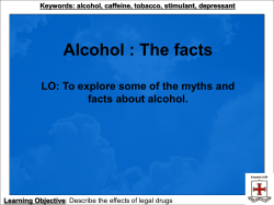 Alcohol : The facts