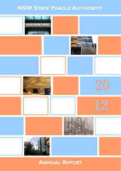 SPA AR 2012 - Parole Authority