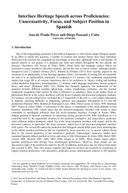 complete paper - Cascadilla Proceedings Project