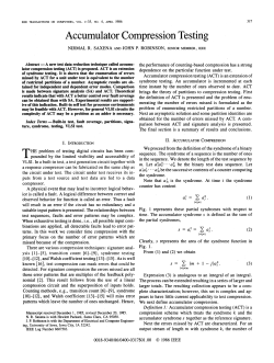 Accumulator Compression Testing