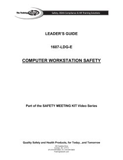computer workstation safety